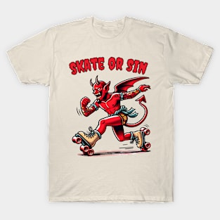 Roller skate devil T-Shirt